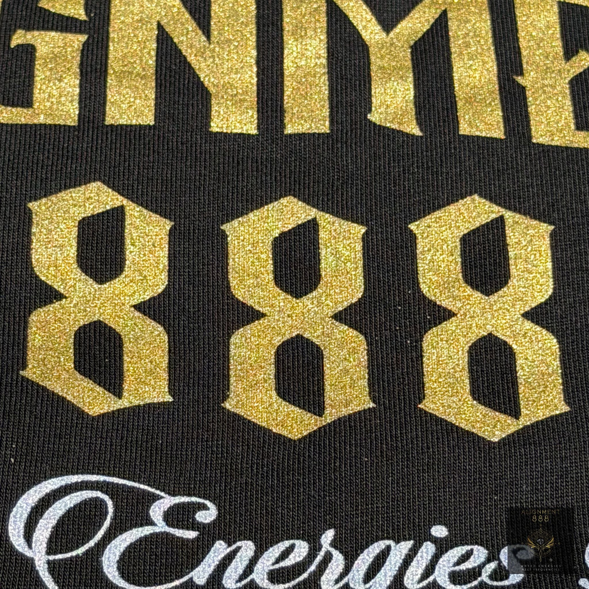 ALIGNMENT888 SHIMMER LOGO TEE — LIMITED EDITION STREETWEAR