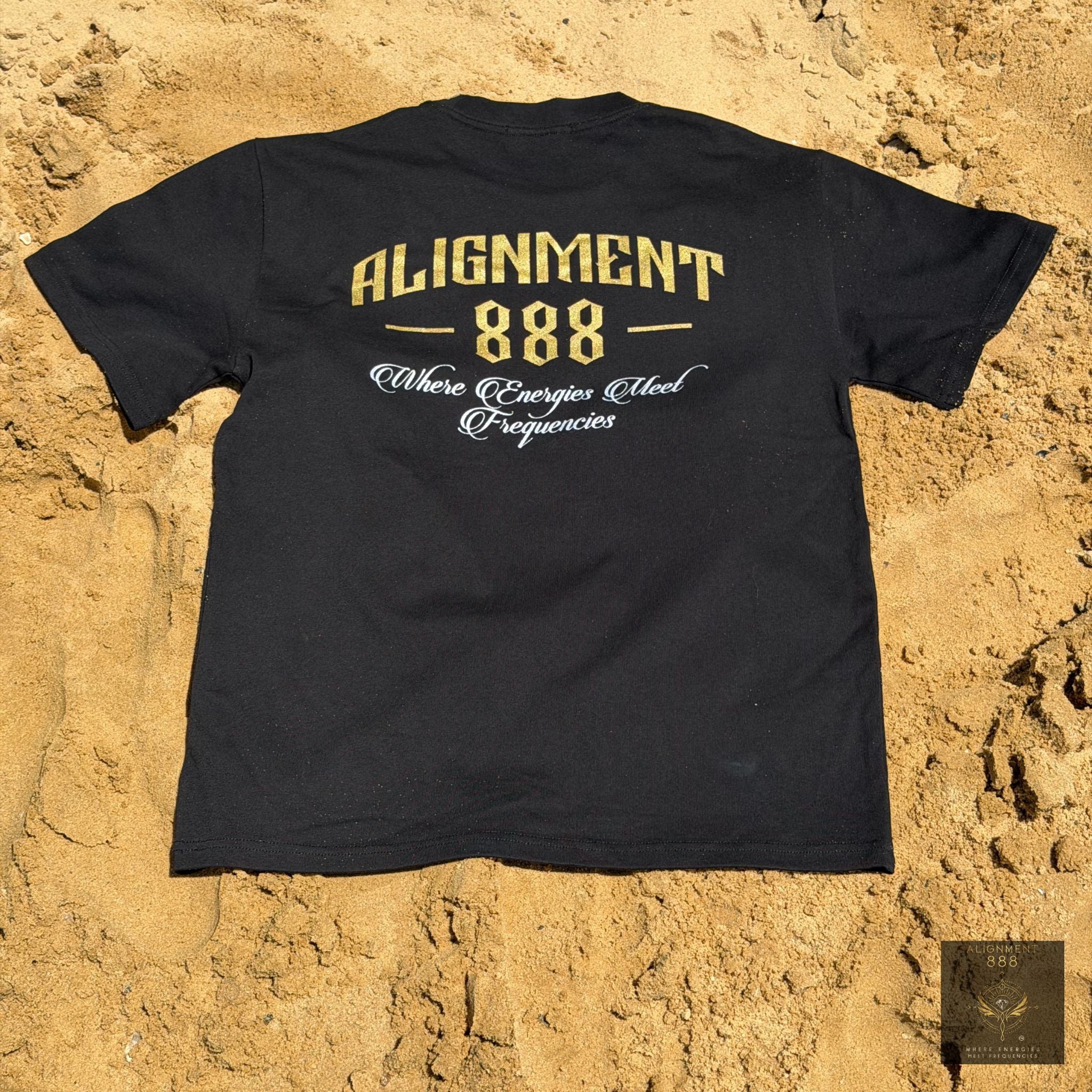 ALIGNMENT888 SHIMMER LOGO TEE — LIMITED EDITION STREETWEAR