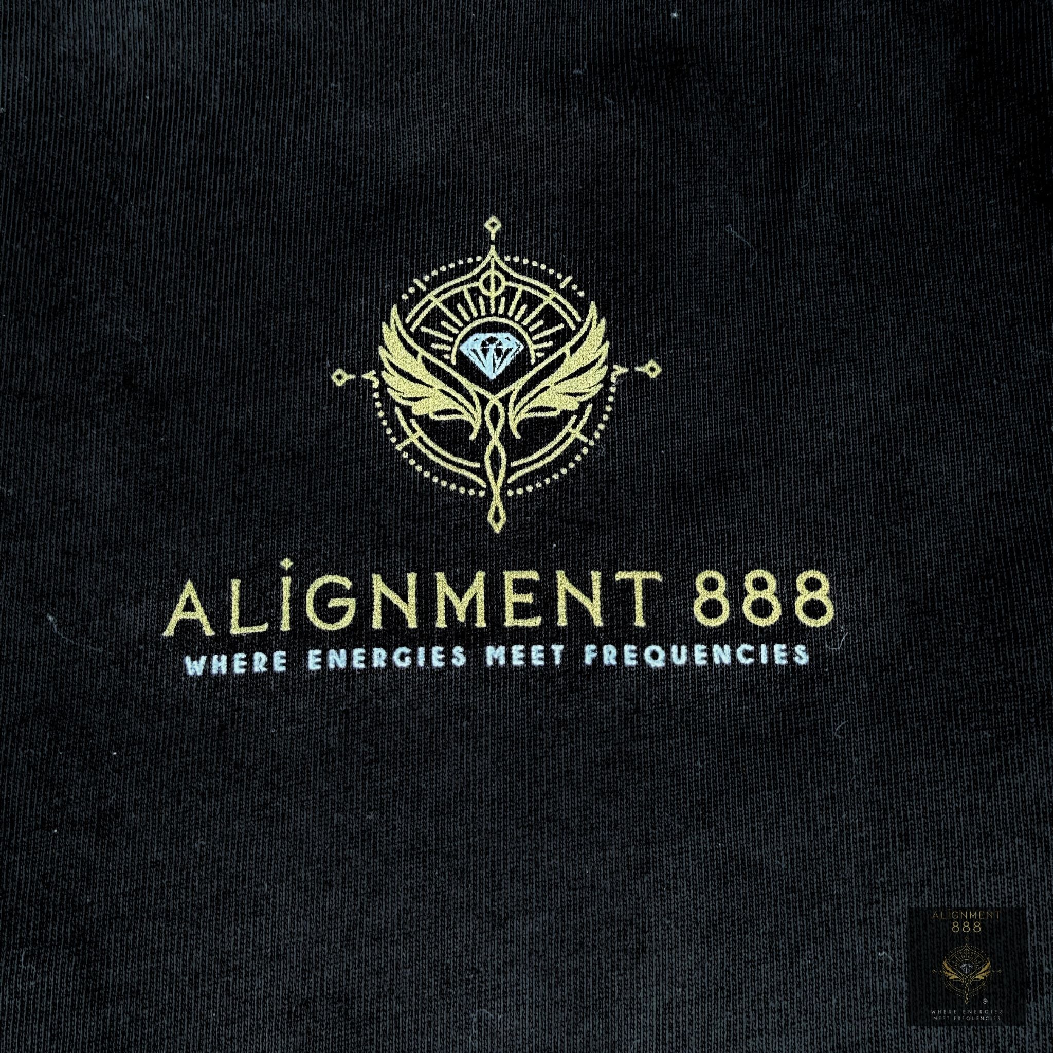 ALIGNMENT888 SHIMMER LOGO TEE — LIMITED EDITION STREETWEAR