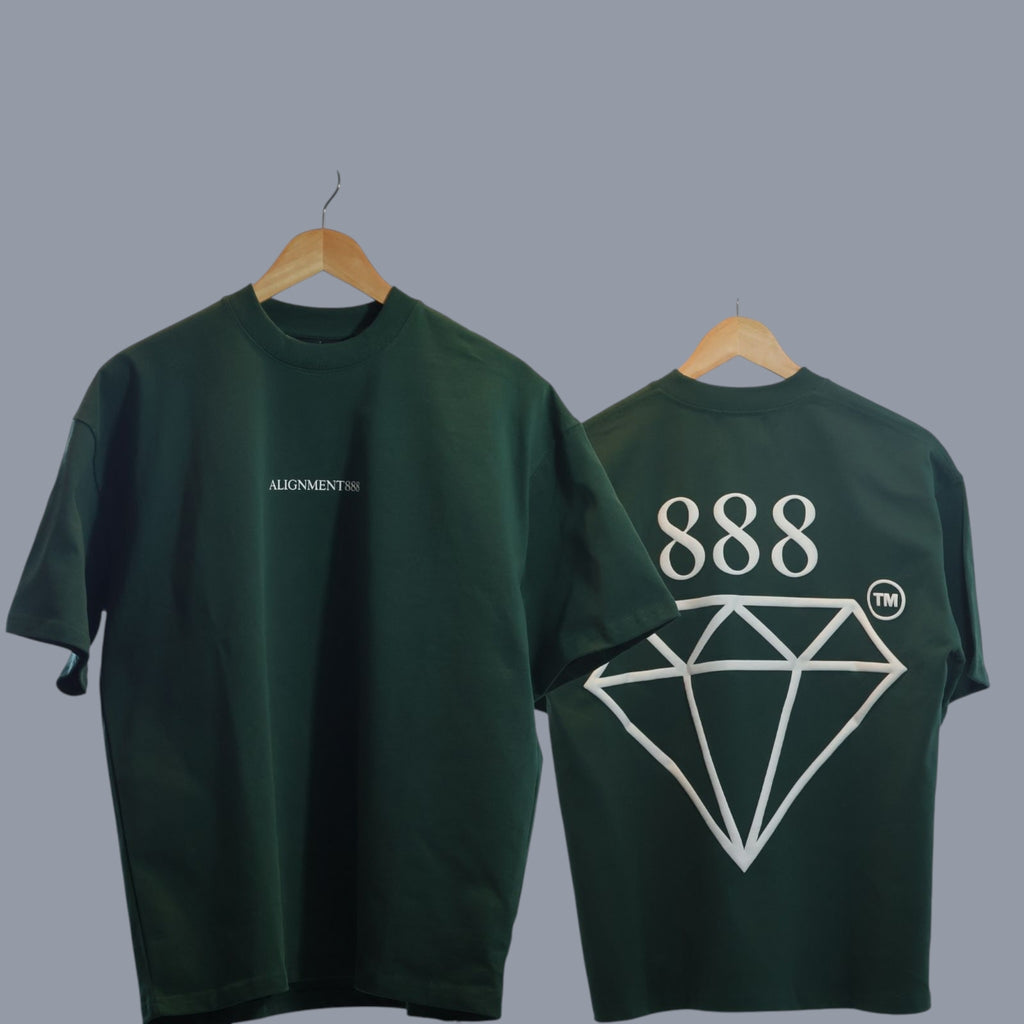 Forest Green Cotton Tee – Forest Frequency | ALIGNMENT888