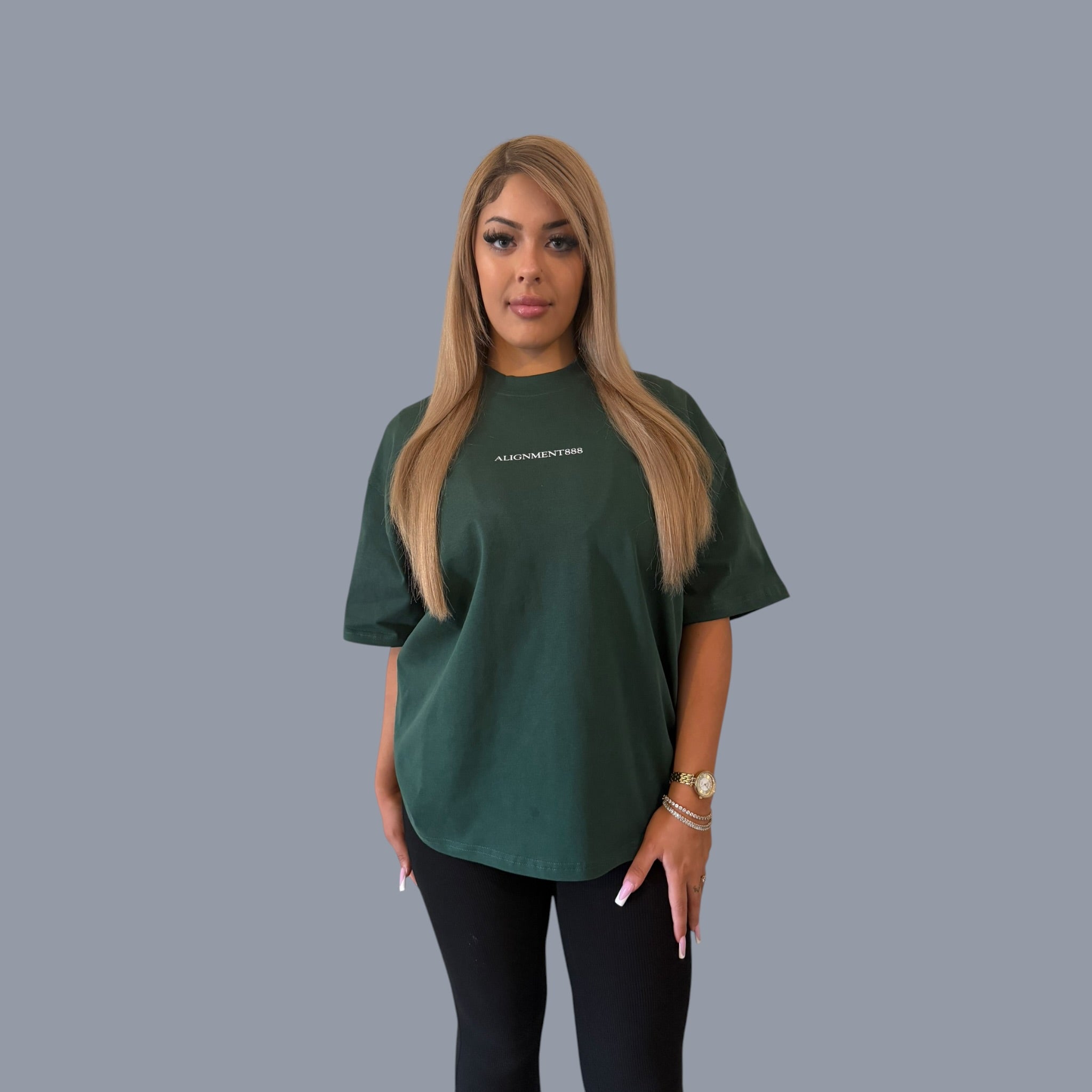 Forest Green Cotton Tee – Forest Frequency | ALIGNMENT888