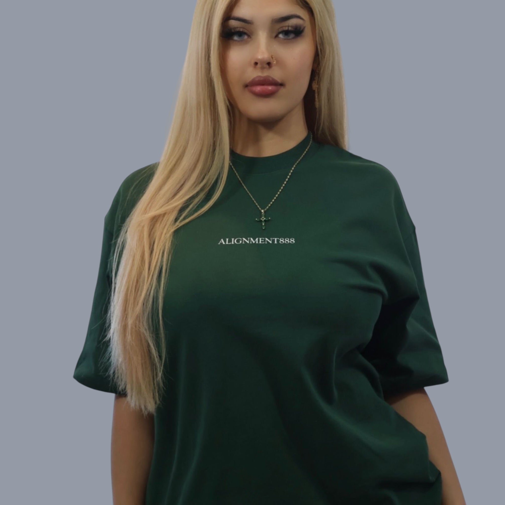 Forest Green Cotton Tee – Forest Frequency | ALIGNMENT888